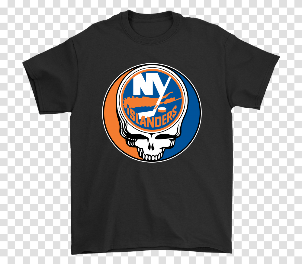 Nhl Team New York Islanders X Grateful Dead Logo Band Childrens T Shirt, Apparel, T-Shirt Transparent Png