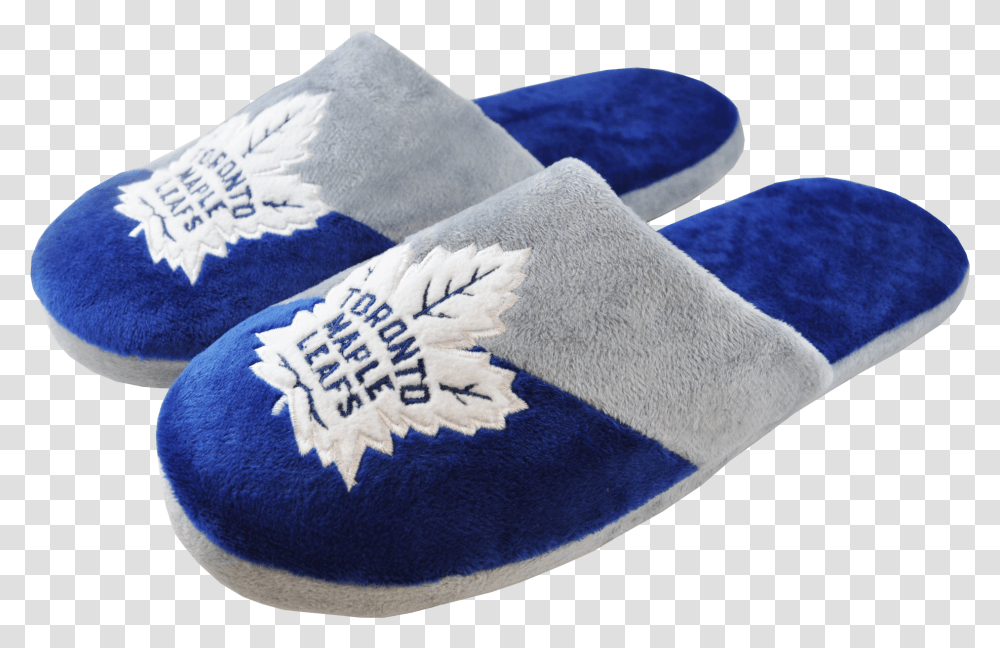 Nhl Toronto Maple Leafs Slippers Slipper, Clothing, Apparel, Footwear, Shoe Transparent Png