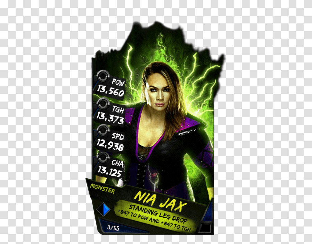 Nia Jax Wwe Supercard New Tier, Advertisement, Poster, Flyer, Paper Transparent Png