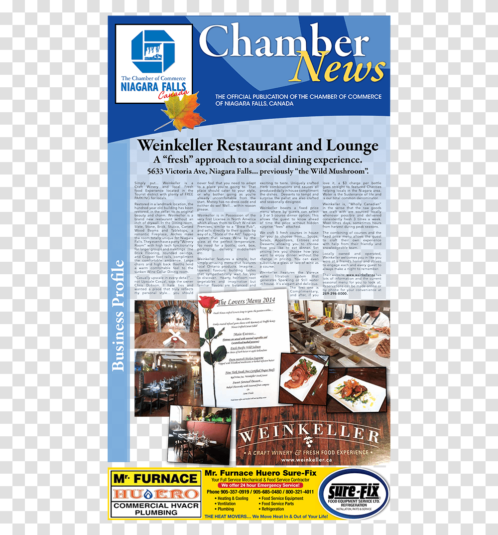 Niagara Falls Chamber Of Commerce, Advertisement, Flyer, Poster, Paper Transparent Png