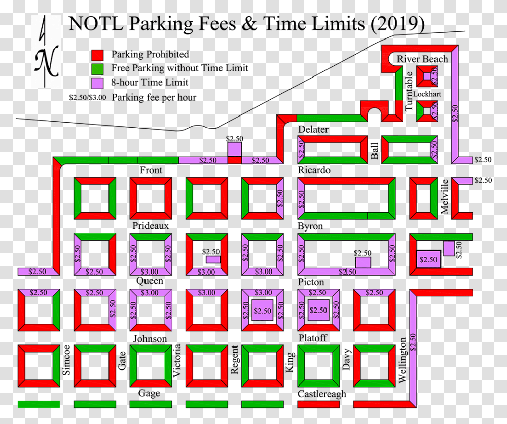 Niagara On The Lake Free Parking, Diagram, Plan, Plot, Floor Plan Transparent Png