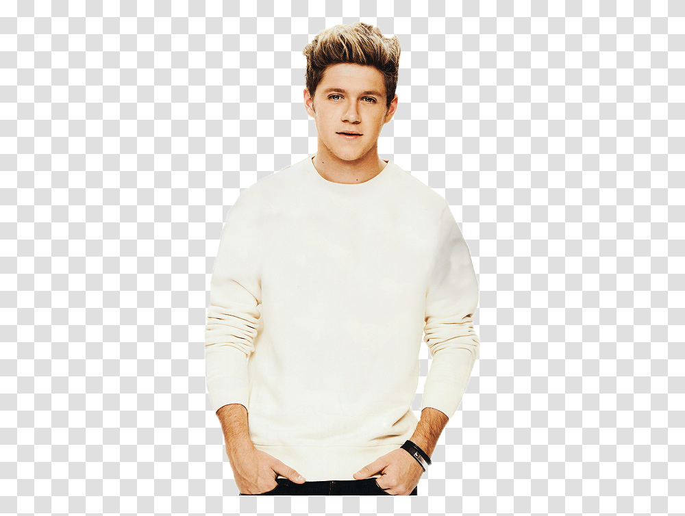 Niall Horan 6 Image Standing, Clothing, Apparel, Sleeve, Sweatshirt Transparent Png