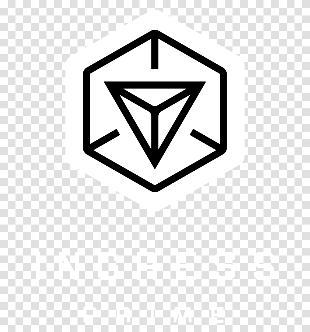 Niantic Inc Ingress Prime Logo, Symbol, Triangle, Star Symbol, Recycling Symbol Transparent Png