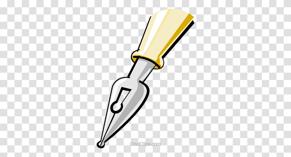 Nib Of A Fountain Pen Royalty Free Vector Clip Art Illustration, Tool, Screwdriver, Sweets, Food Transparent Png