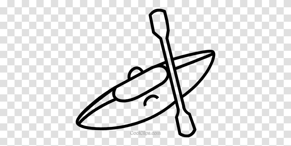 Nice Canoe Clipart Black And White Kayaking Royalty Free Vector, Gray, World Of Warcraft, Outdoors Transparent Png