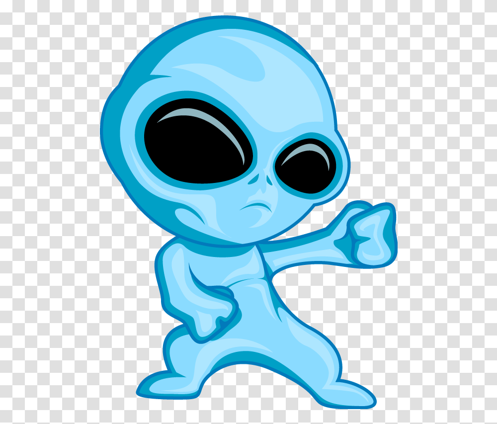 Nice Cartoon Style That Could Fit With Alien, Skeleton Transparent Png