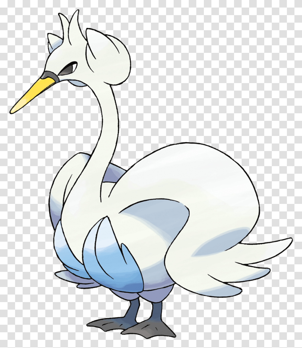 Nice Geese Design 4 Image Pokemon Tipo Agua Volador, Bird, Animal, Crane Bird, Swan Transparent Png