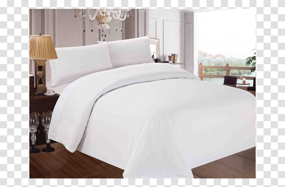 Nice White Duvet Cover, Blanket, Bed, Furniture, Home Decor Transparent Png