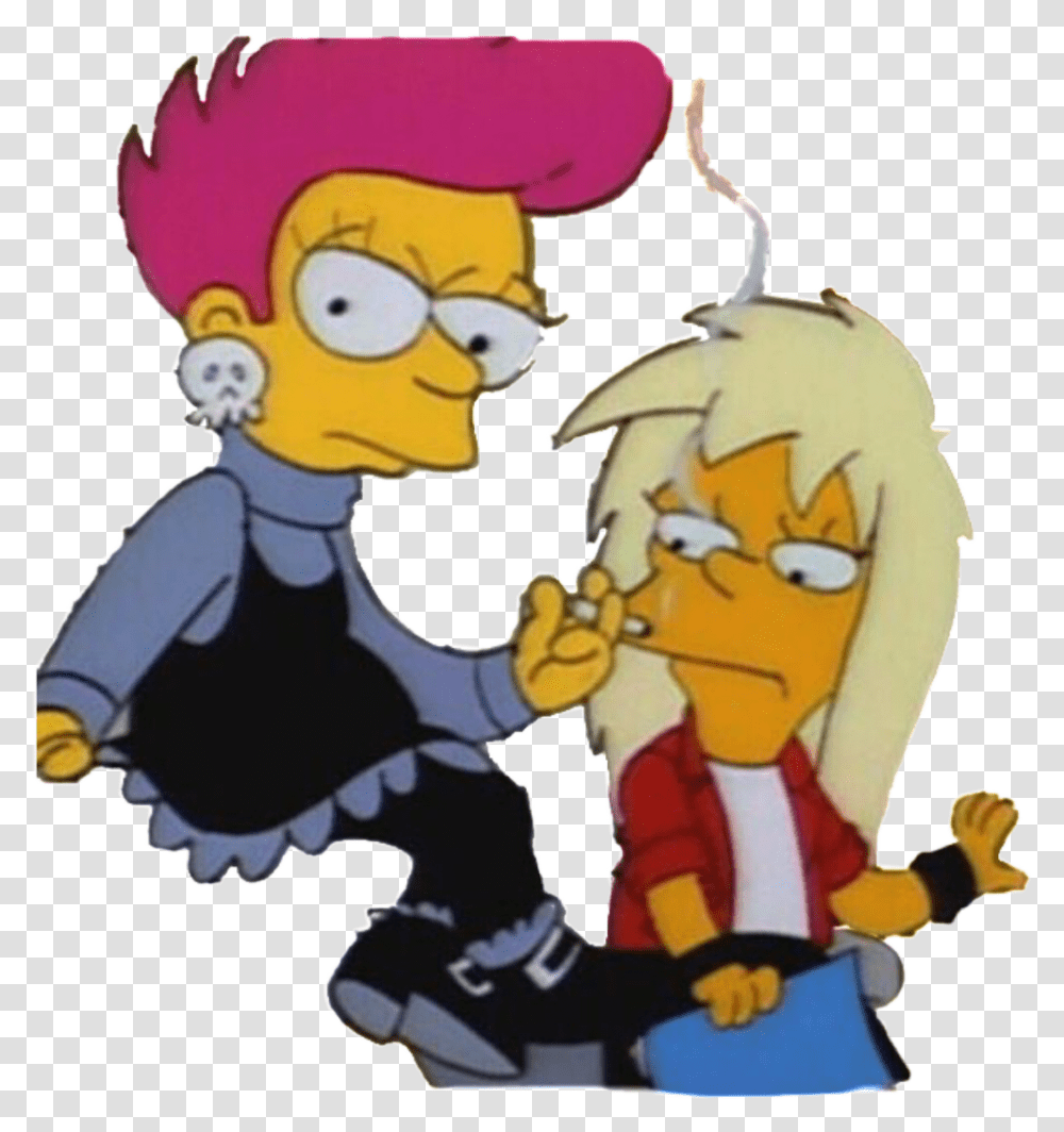 Niche Clipart Simpson With Pink Hair, Person, Human, Performer Transparent Png