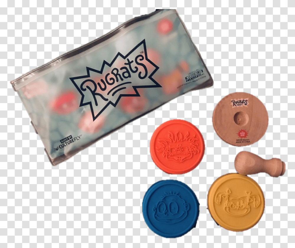 Nick Box Exclusive Rugrats Cookie Play Doh Stamps Coin Purse, Wax Seal, Soap Transparent Png