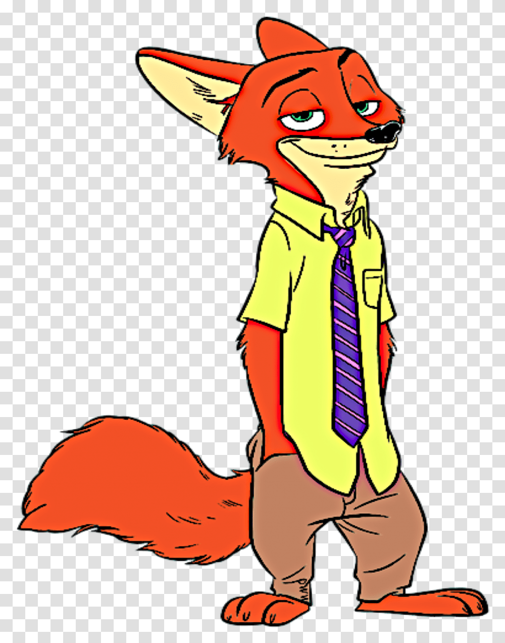Nick Clipart Zootopia Fox Clipart, Tie, Accessories, Accessory Transparent Png
