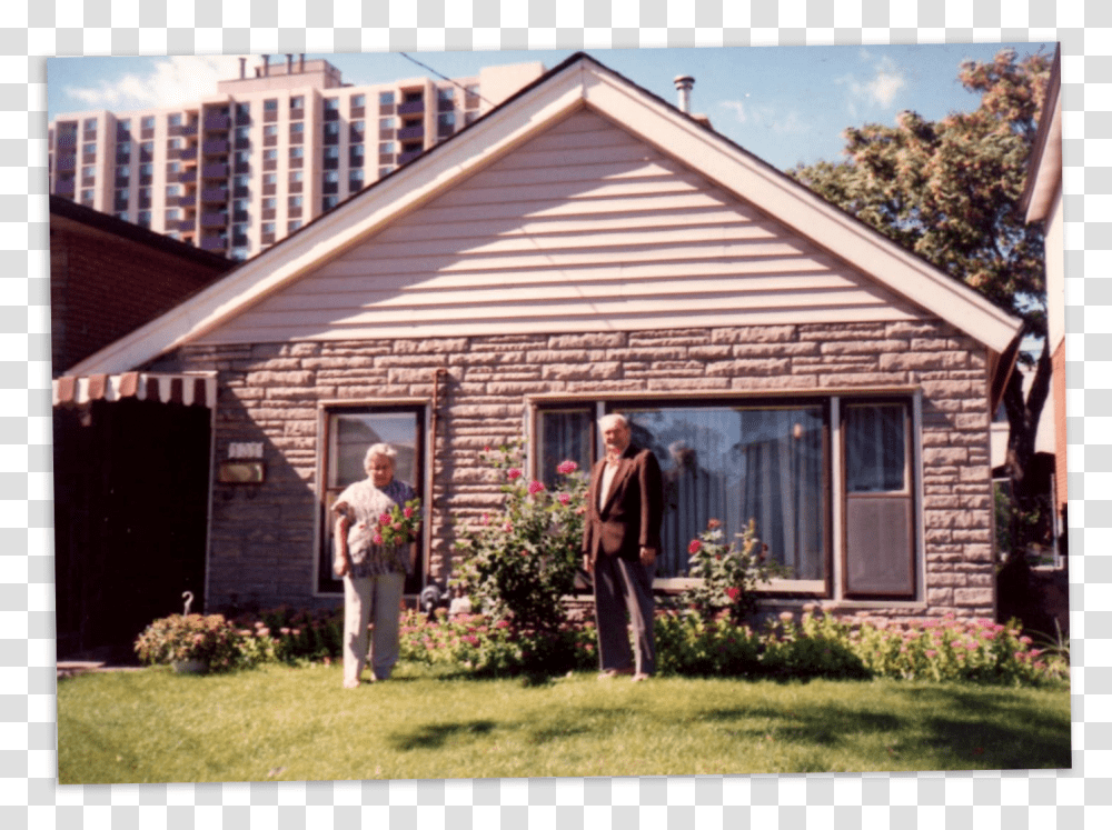 Nick Milanovic Grandparents Home Hamilton Shed, Housing, Building, Person, Cottage Transparent Png