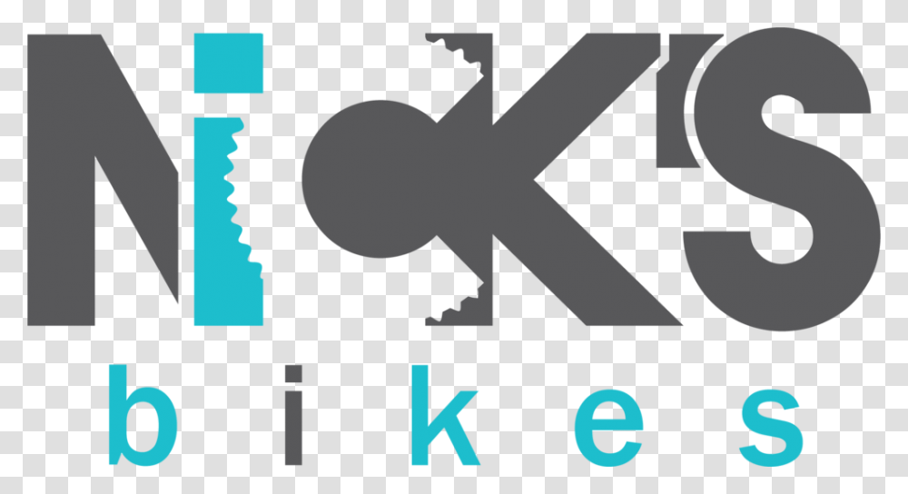 Nick S Bikes Logo Blue Graphic Design, Alphabet, Key Transparent Png