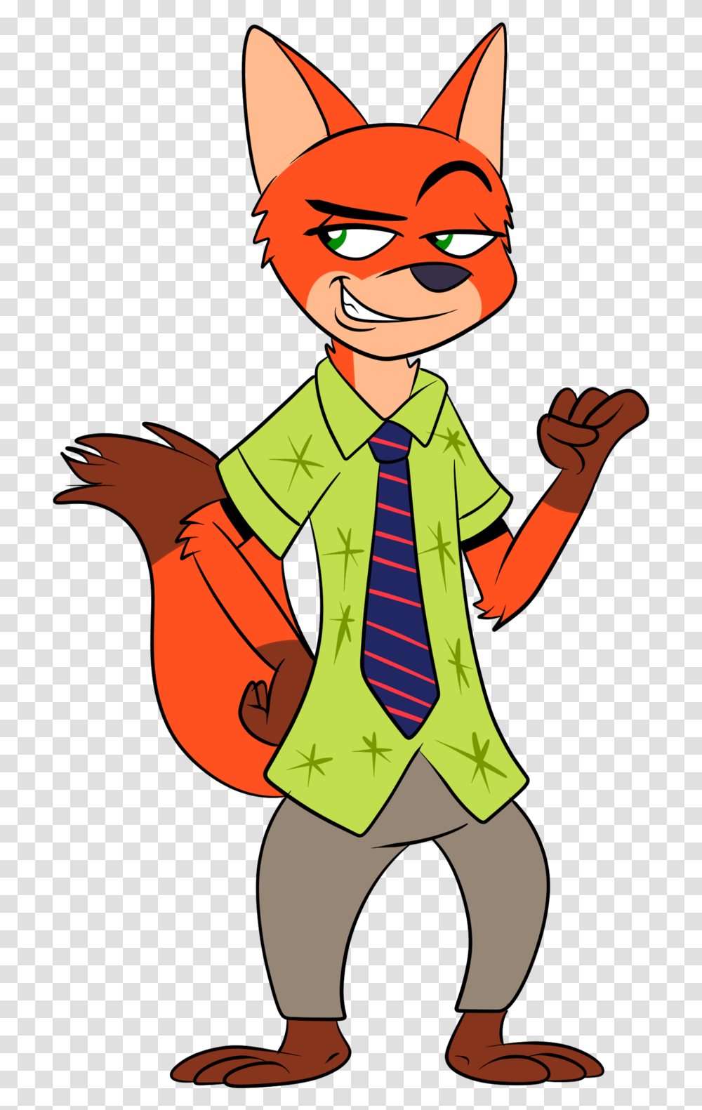 Nick Wilde By Sb99stuff Nick Wilde By Sb99stuff Nick Wilde Clipart, Tie, Accessories, Accessory, Person Transparent Png