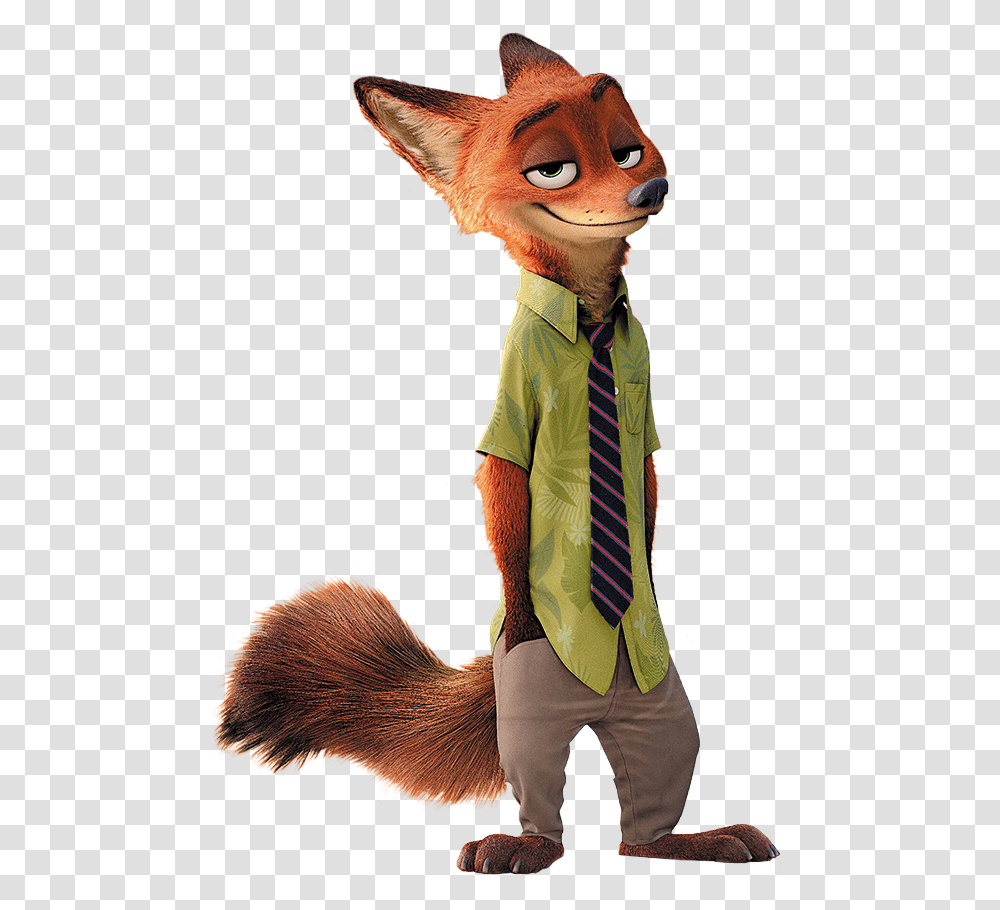 Nick Wilde, Tie, Accessories, Accessory, Person Transparent Png