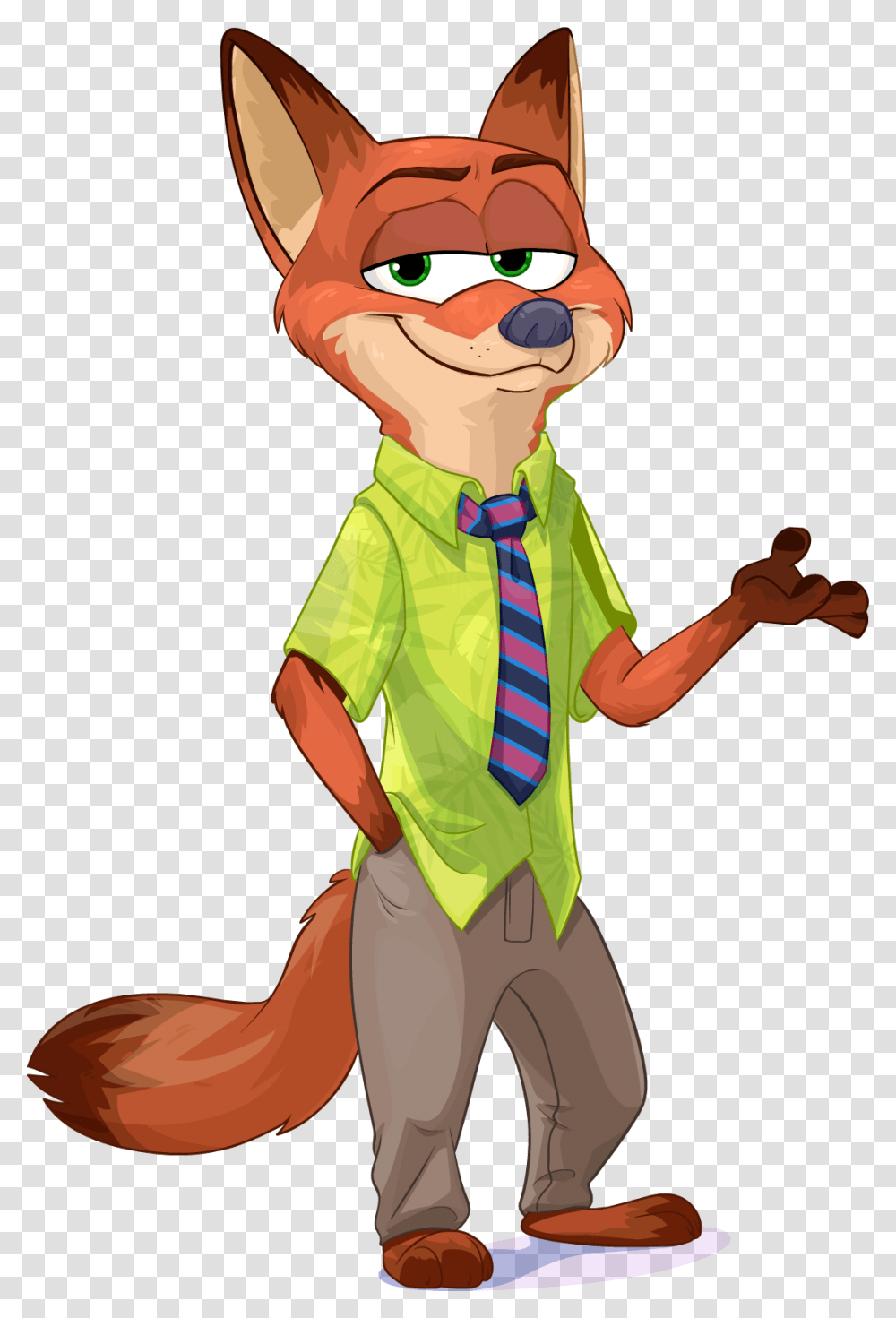 Nick Wilde Zootopia Nick Wilde, Tie, Accessories, Accessory, Toy Transparent Png