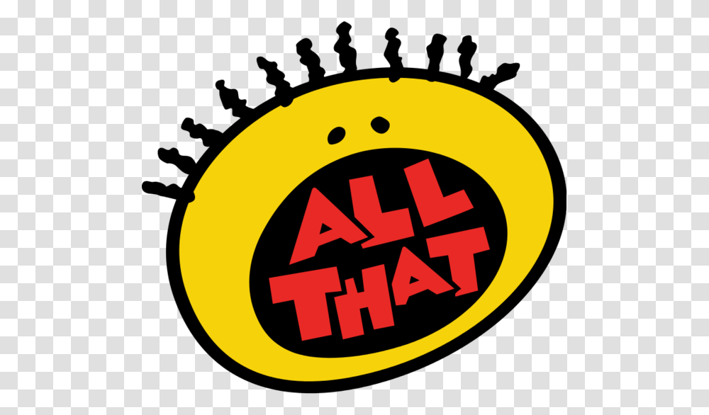 Nickelodeon All That Logo, Label, Trademark Transparent Png