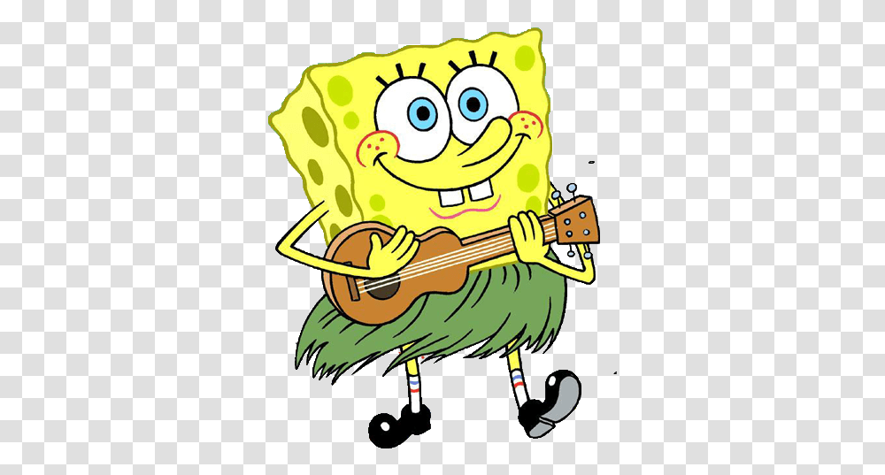 Nickelodeon Bob Esponja Con Ukelele, Leisure Activities, Musical Instrument, Guitar, Violin Transparent Png