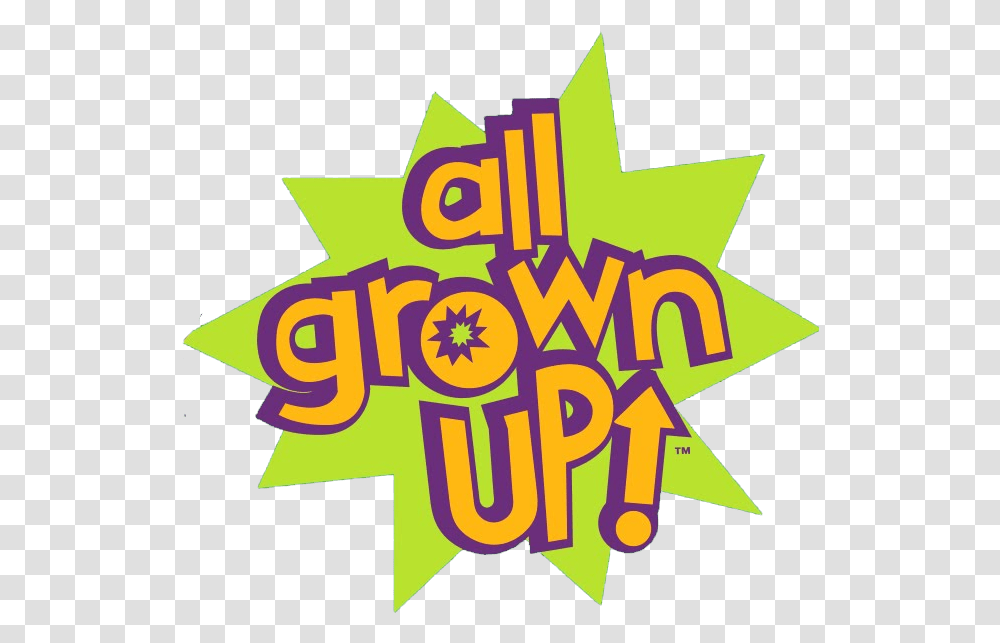 Nickelodeon Movies Wiki Rugrats All Grown Up Logo, Alphabet Transparent Png