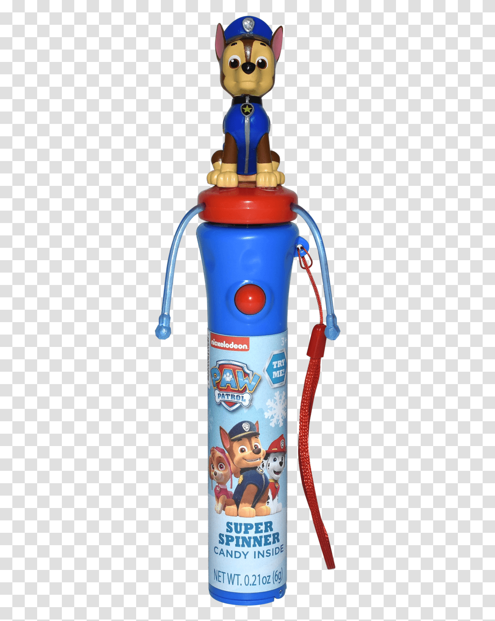Nickelodeon Paw Patrol Christmas Super Spinner Flashlight Paw Patrol, Toy, Lamp, Bottle, Cylinder Transparent Png