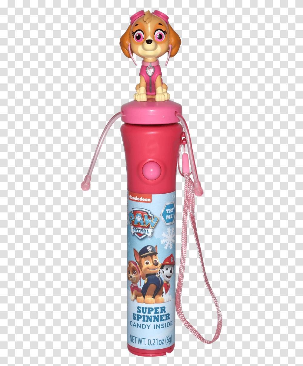Nickelodeon Paw Patrol Christmas Super Spinner Paw Patrol Super Spinner, Toy, Bottle, Lamp, Cylinder Transparent Png