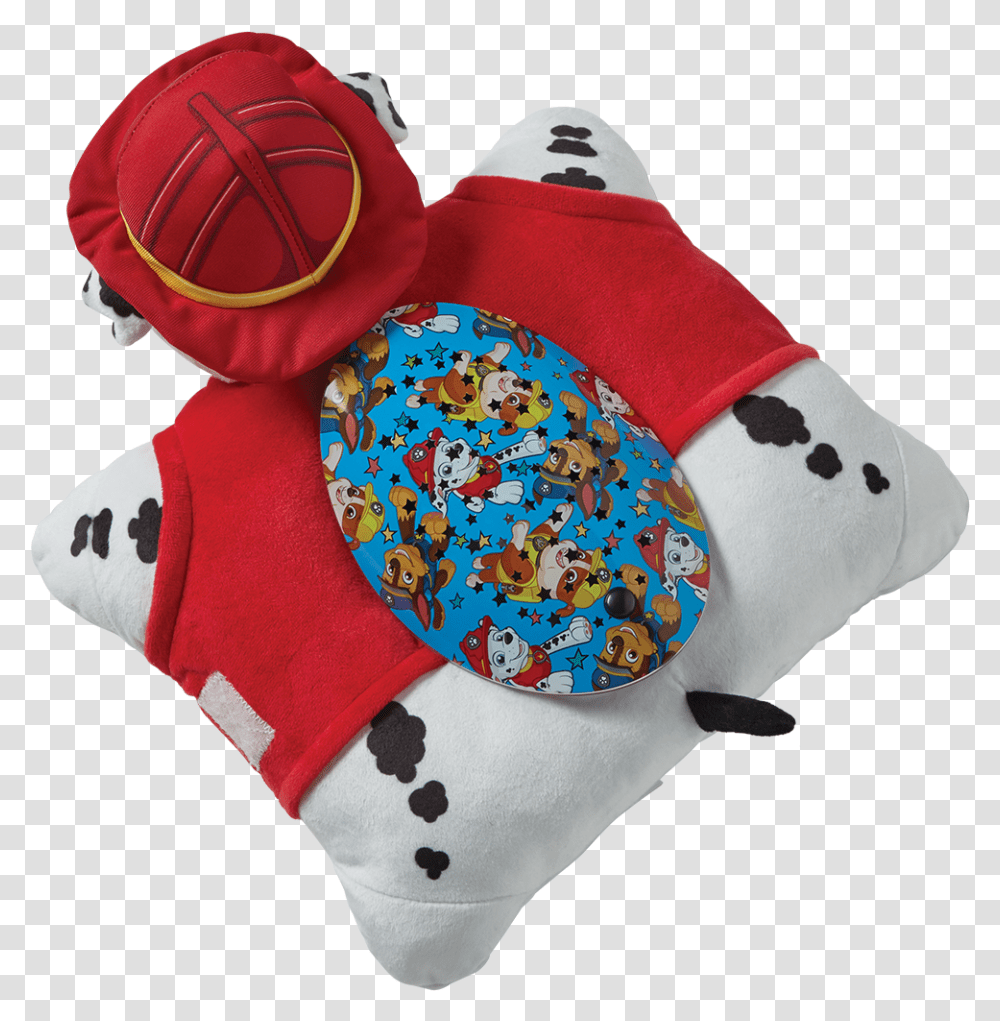 Nickelodeon Paw Patrol Marshall Sleeptime Lite Top Plush, Cushion, Inflatable, Pillow, Toy Transparent Png