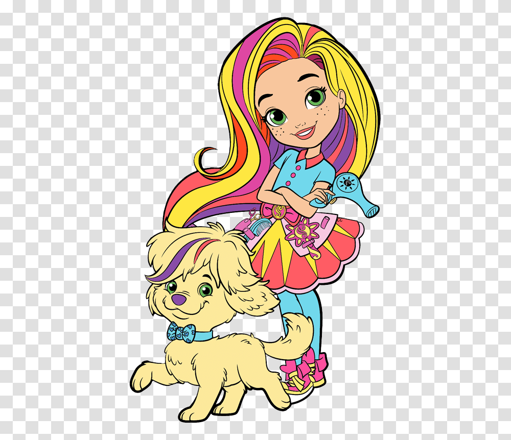 Nickelodeon Sunny Days, Doodle, Drawing, Girl Transparent Png