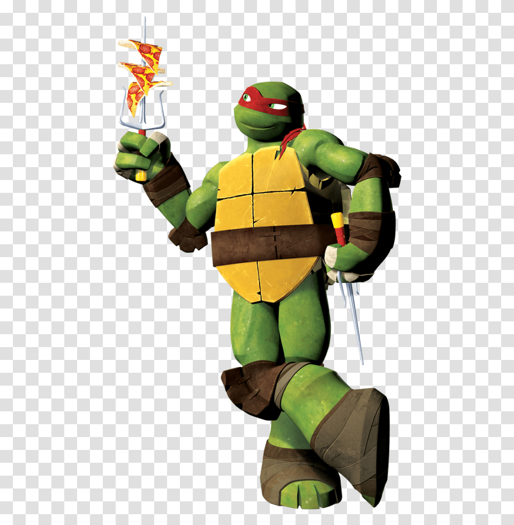 Nickelodeon Teenage Mutant Ninja Turtles Raphael, Toy, Figurine, Mascot, Hand Transparent Png