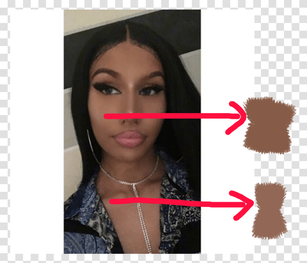 Nicki Minaj Face Girl, Person, Human, Pendant Transparent Png