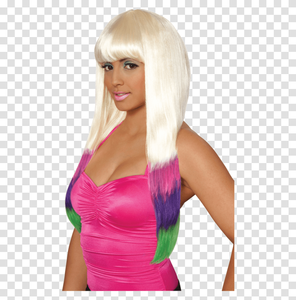 Nicki Minaj Face Wig, Hair, Person, Human, Costume Transparent Png