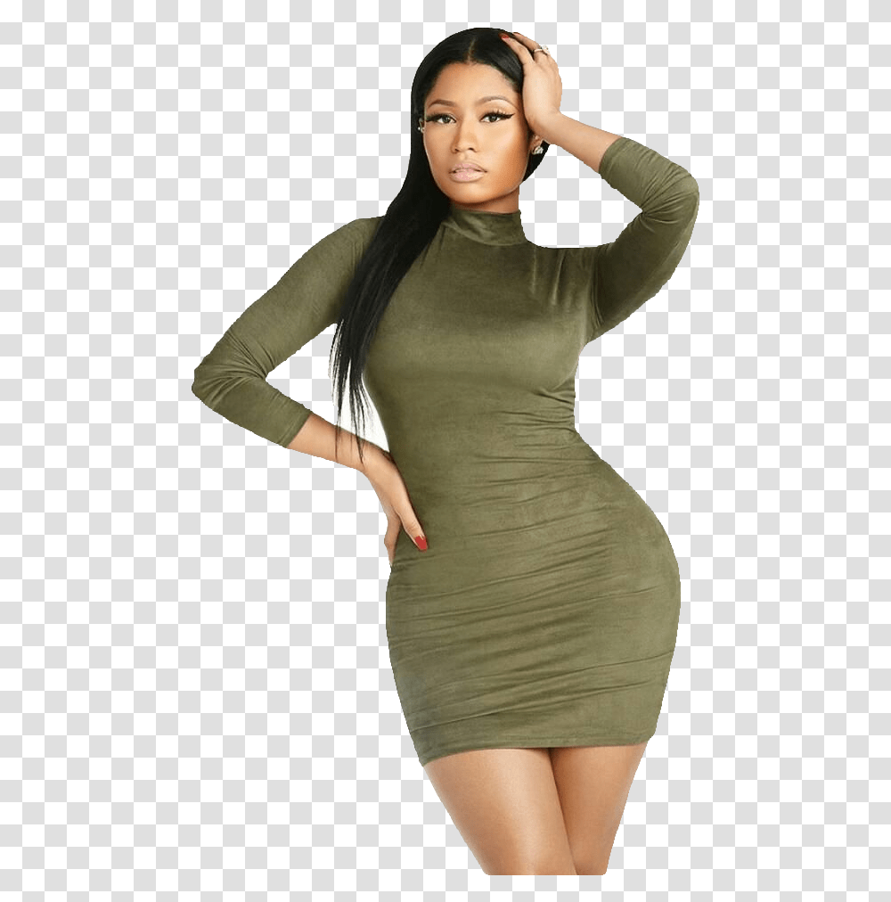 Nicki Minaj In Sexy Dress, Sleeve, Long Sleeve, Person Transparent Png