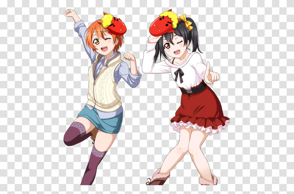 Nico And Rin Love Live N Cards, Person, Human, Comics, Book Transparent Png