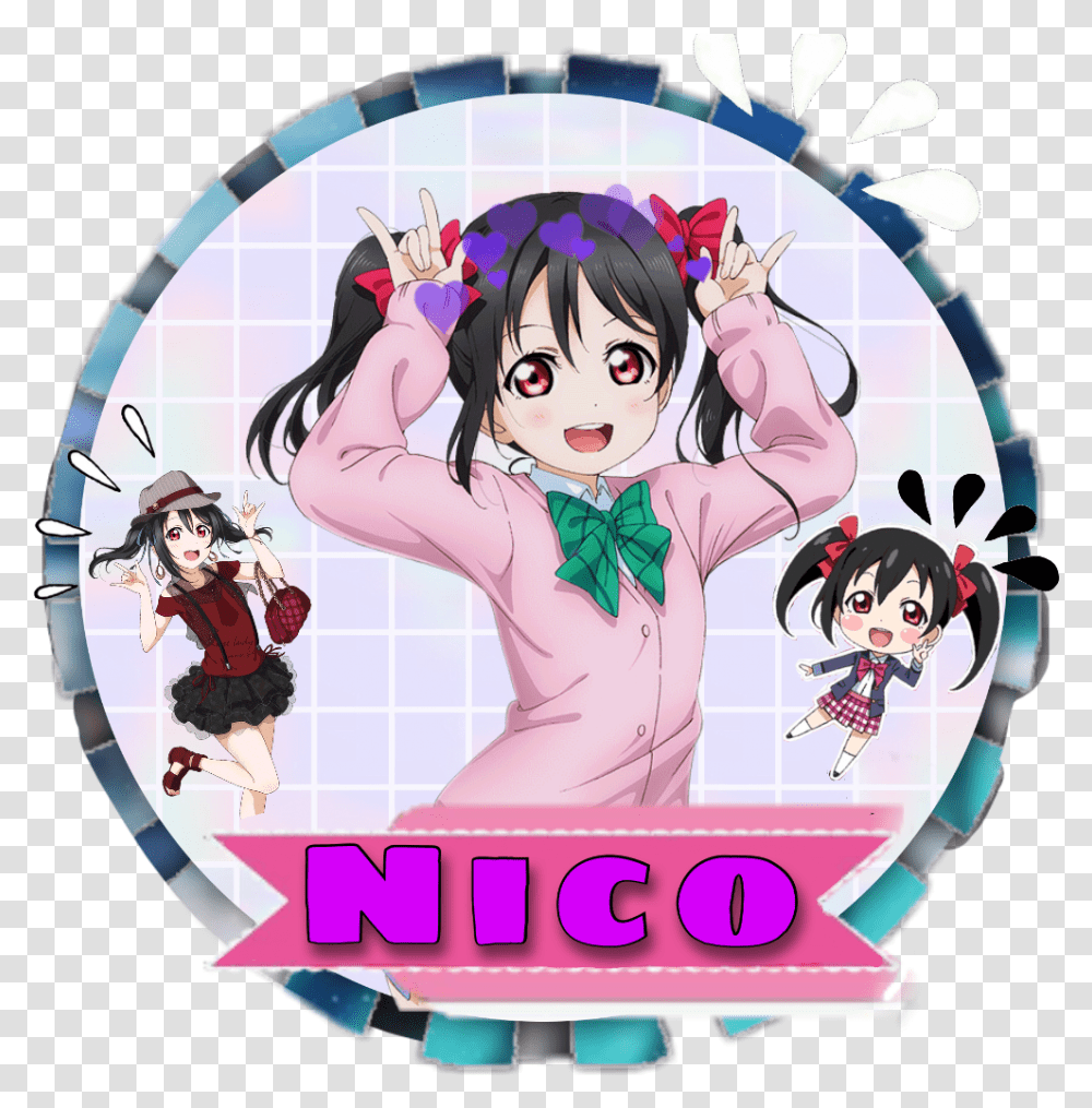 Nico Icon Nico Yazawa Love Live School Idol Project Nico, Person, Hand, Leisure Activities Transparent Png