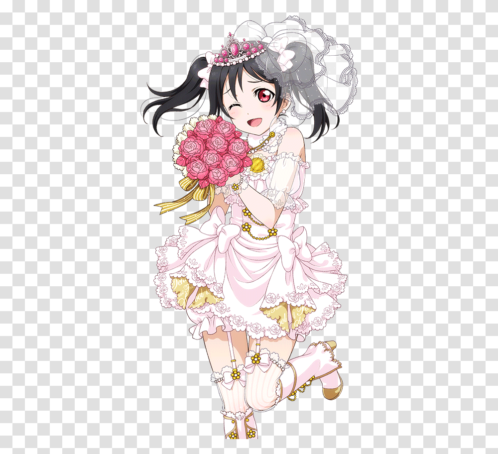 Nico Yazawa Kostum Wedding Love Live Nico, Floral Design, Pattern, Graphics, Art Transparent Png