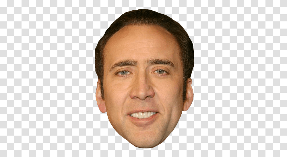 Nicolas Cage De Cerca Transparente, Head, Face, Person, Jaw Transparent Png