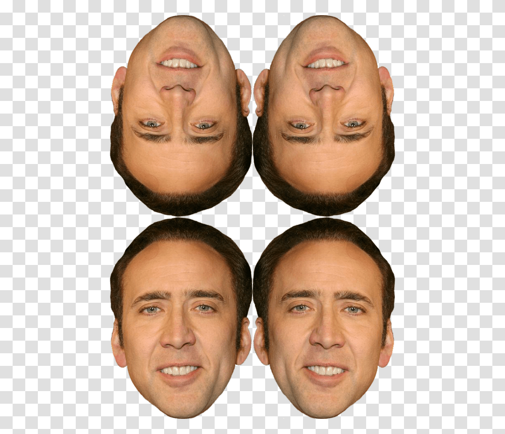 Nicolas Cage Head, Face, Person, Skin, Crowd Transparent Png