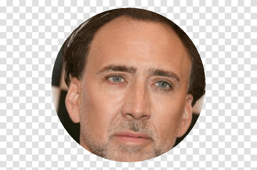 Nicolascage, Face, Person, Human, Head Transparent Png