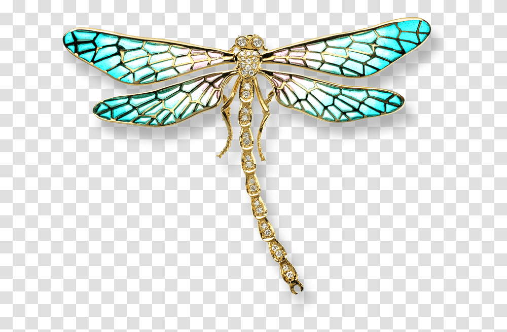 Nicole Barr Designs 18 Karat Gold Dragonfly Necklace Dragonfly Hd, Cross, Symbol, Insect, Invertebrate Transparent Png