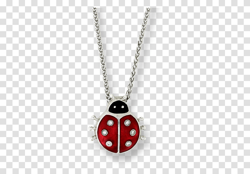 Nicole Barr Designs Sterling Silver Ladybug Necklace Red Locket, Pendant, Jewelry, Accessories, Accessory Transparent Png