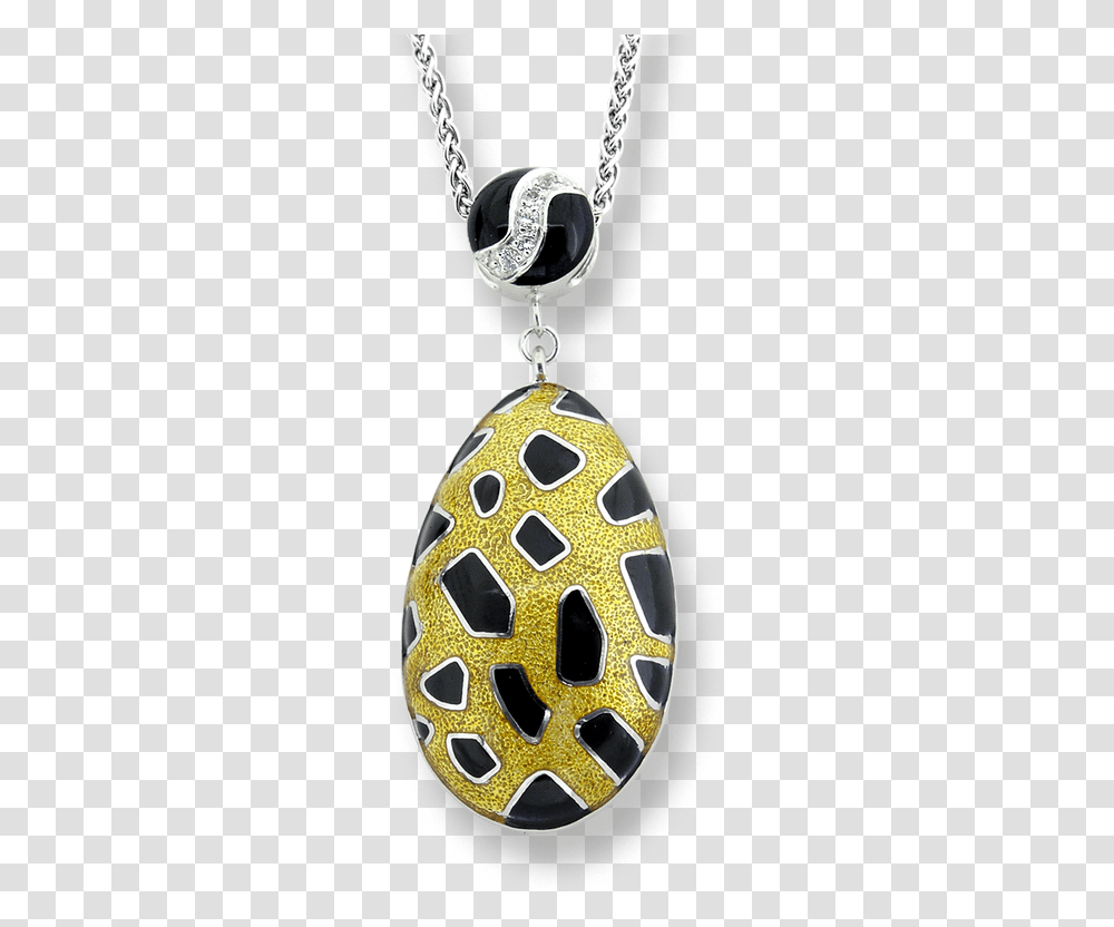 Nicole Barr Designs Sterling Silver Leopard Spots Necklace Yellow Locket, Pendant, Jewelry, Accessories, Accessory Transparent Png