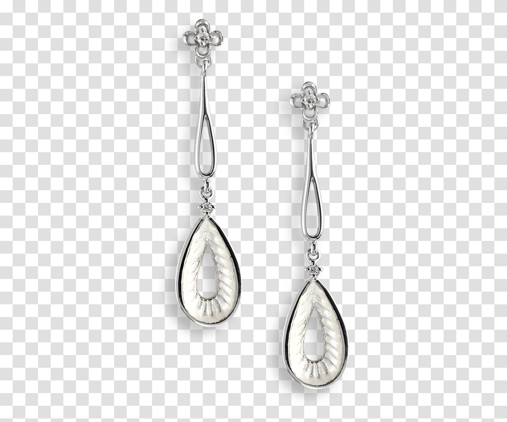 Nicole Barr Designs Sterling Silver Teardrop Stud Earrings White Earrings, Jewelry, Accessories, Accessory, Diamond Transparent Png