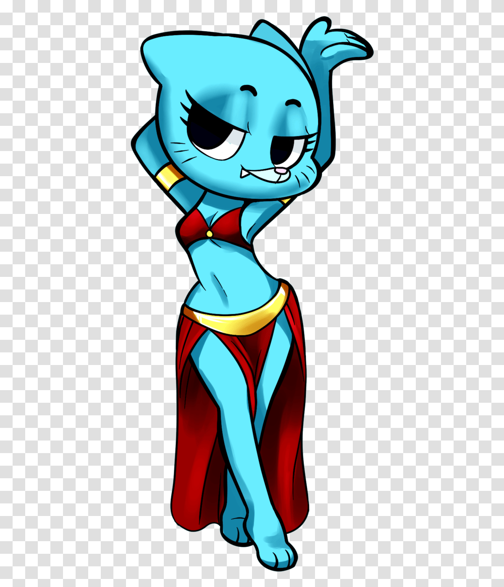 Nicole Belly Dancer By To Nio D6n4i8z Amazing World Of Gumball Nicole Bikini, Hourglass Transparent Png