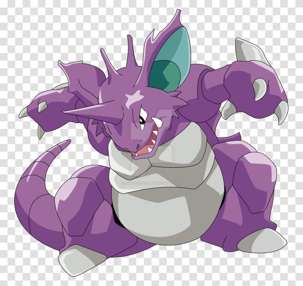 Nidoking, Purple, Dragon Transparent Png