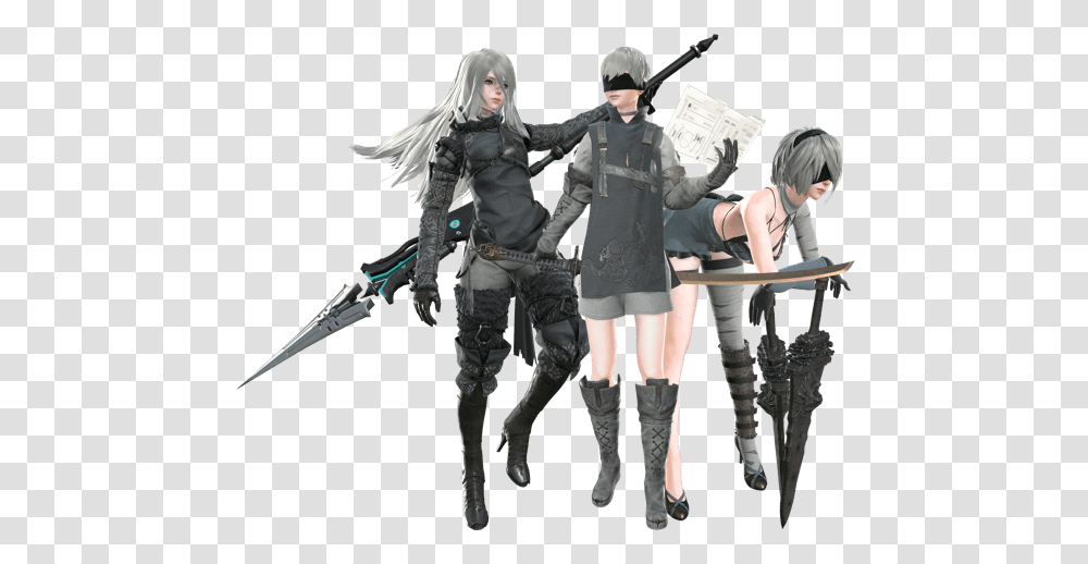 Nier Automata Become As Gods Edition Game Vs Review, Person, Human, Clothing, Apparel Transparent Png