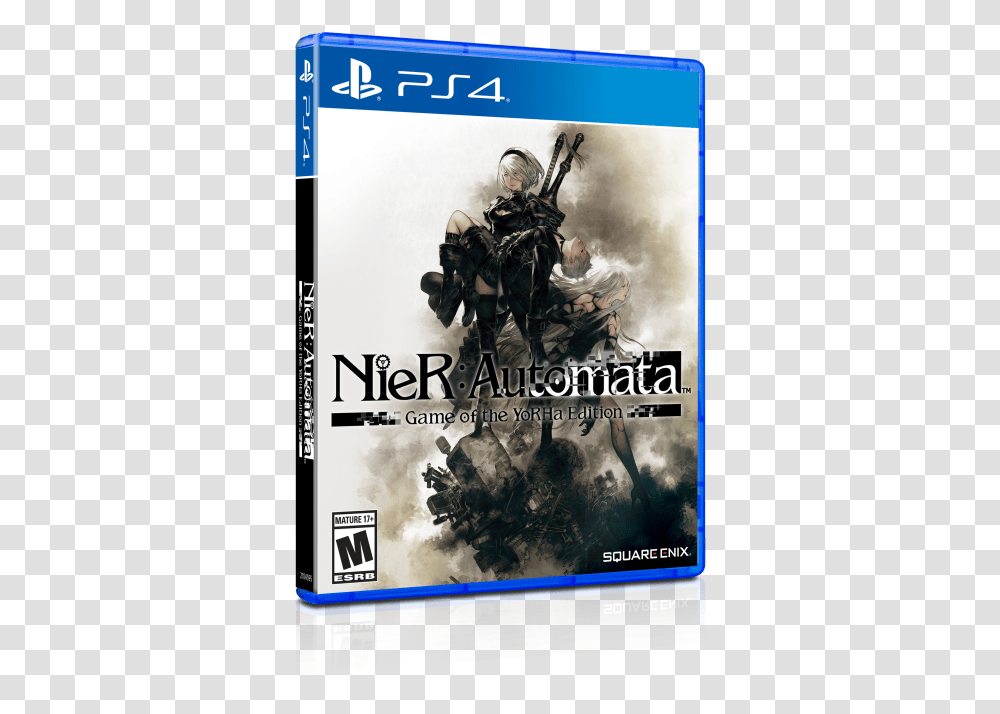 Nier Automata Game Of The Yorha Edition Steam, Poster, Advertisement, Person, Book Transparent Png