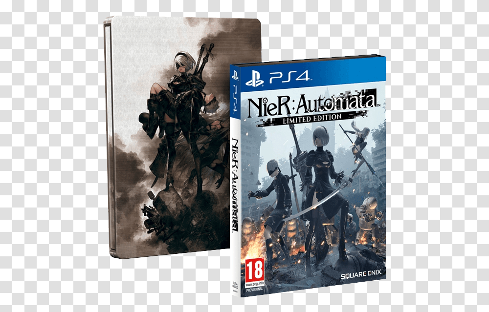 Nier Automata Limited Edition, Poster, Advertisement, Person, Call Of Duty Transparent Png