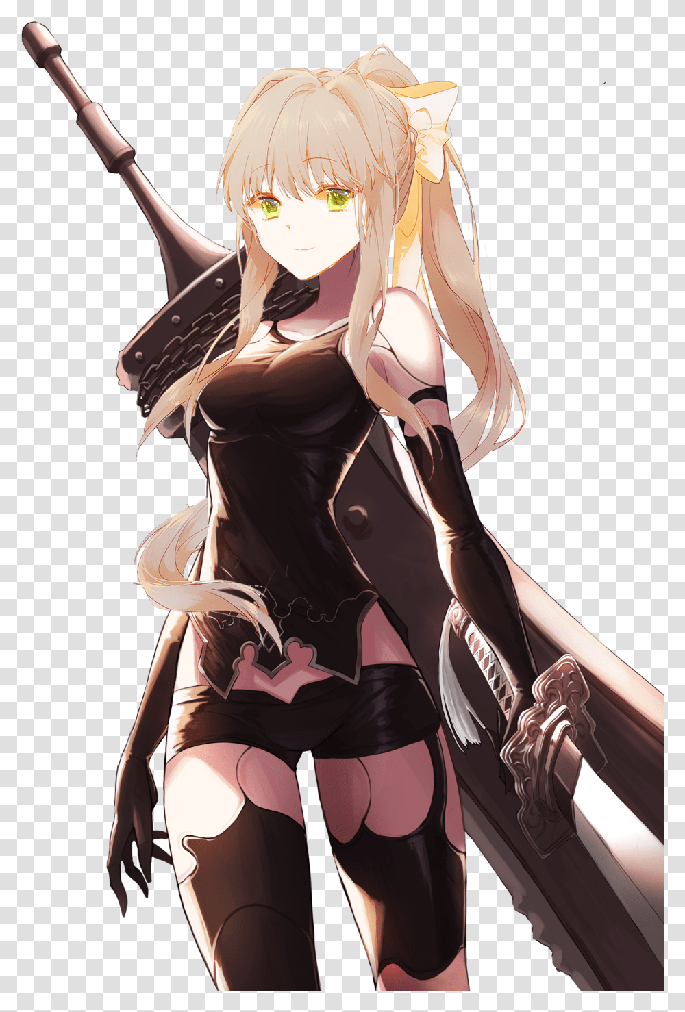 Nier Short Hair, Comics, Book, Manga Transparent Png