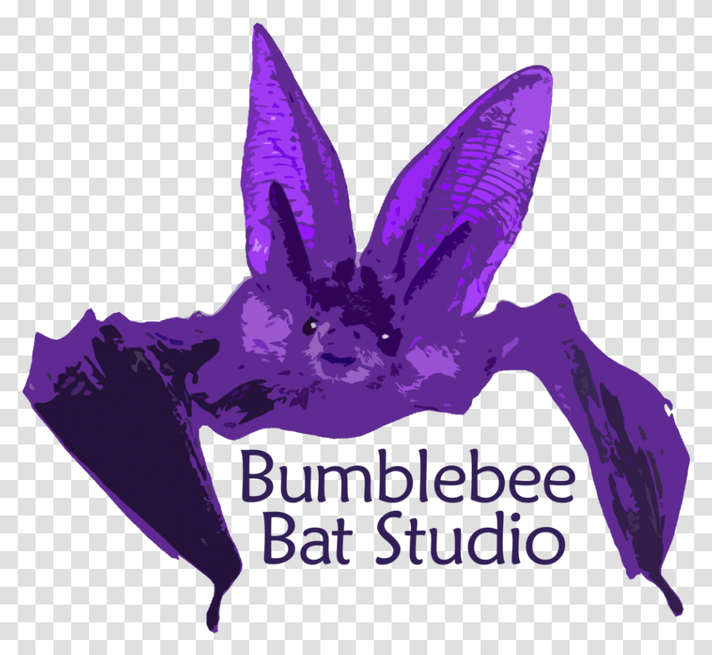 Nifty Neds Bumblebee Bat Studio Bat, Purple, Plant, Flower, Mammal Transparent Png