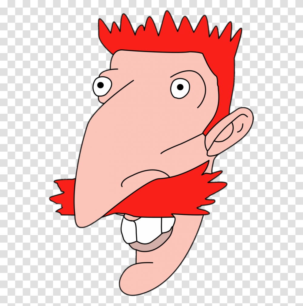 Nigel Thornberry Face, Neck, Head, Throat, Mouth Transparent Png