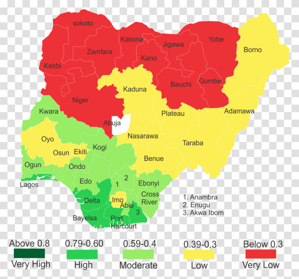 Nigeria Climate Map, Diagram, Plot, Atlas Transparent Png